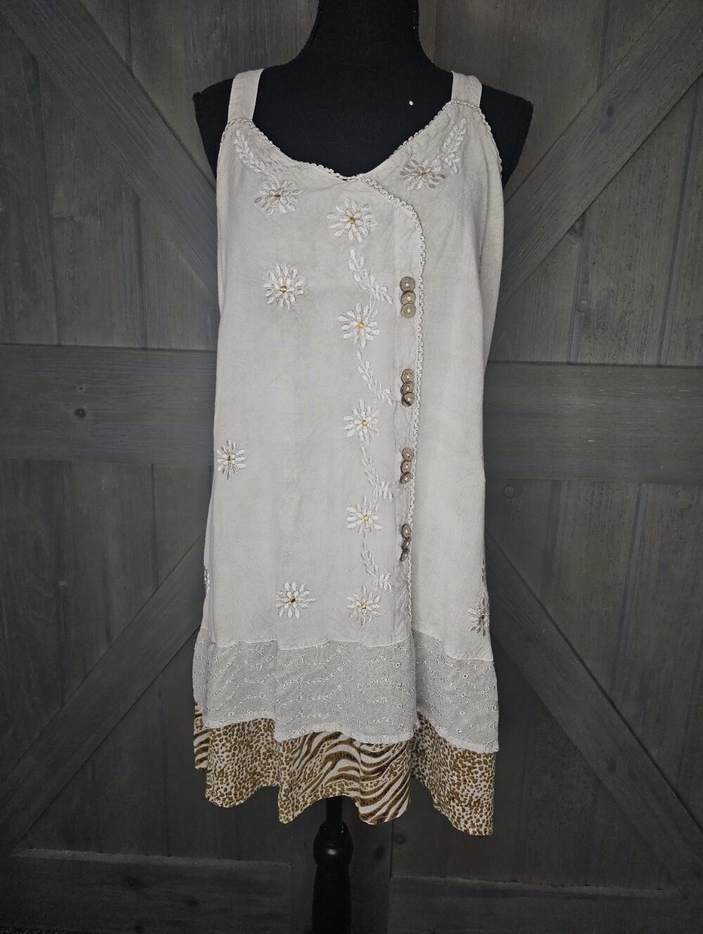 Vintage Raya Sun Boho Dress sz XL